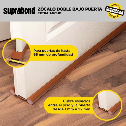 ZOCALO DOBLE EXTRA ANCHO DE 95 CM MARRON