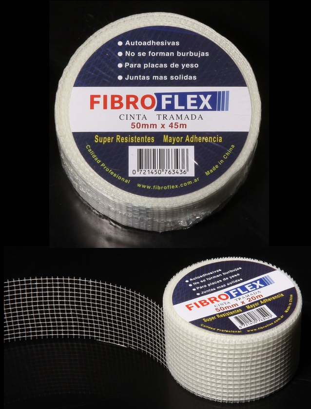 CINTA TRAMADA 50 MM X 45 MTS FIBROFLEX
