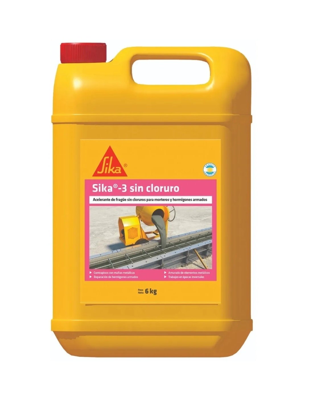 SIKA 3 SIN CLORURO X 6 KG (ACEL.DE FRAGUE)