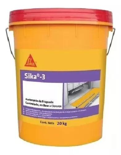 SIKA 3 X 20 KG (ACEL.DE FRAGUE)