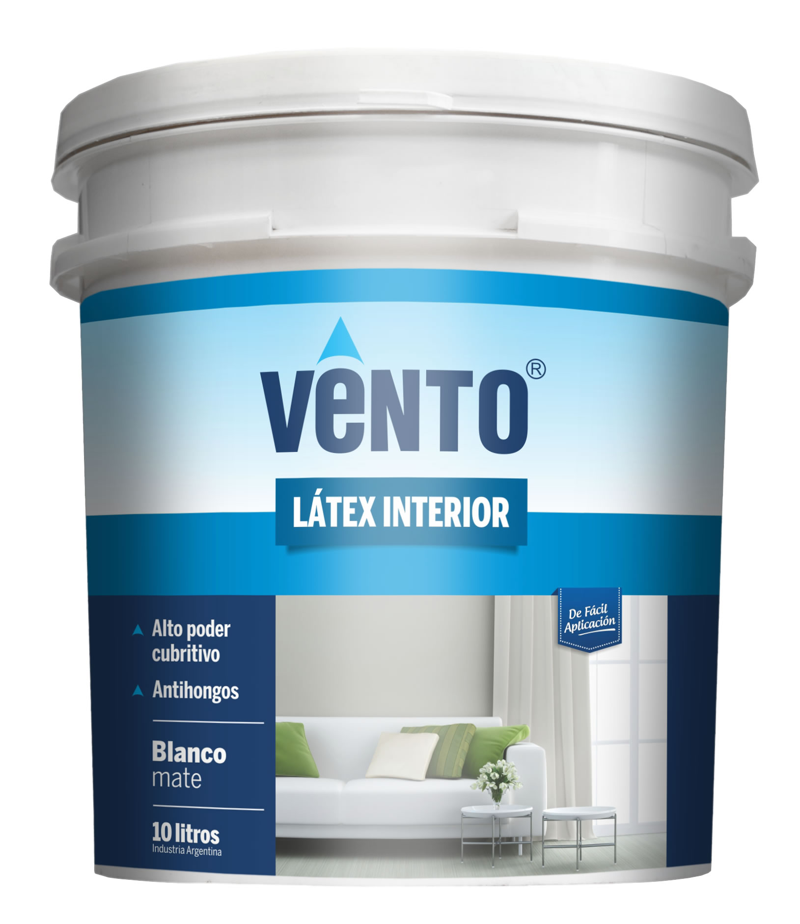 LATEX INTERIOR VENTO X 10LT
