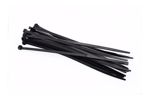 PRECINTOS 4.8X200MM NEGRO X 100 UDS