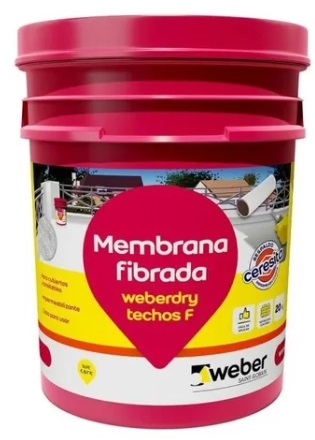MEMBRANA LIQUIDA WEBER TECHOS F BLANCO X 20 KG