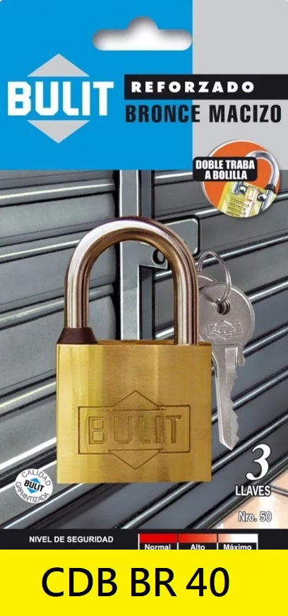 CANDADO BULIT BRONCE REFORZADO NRO. 38