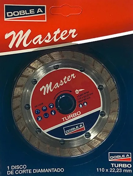 DISCO DIAMANTADO TURBO 7"(180X22.23 MM) "AA"